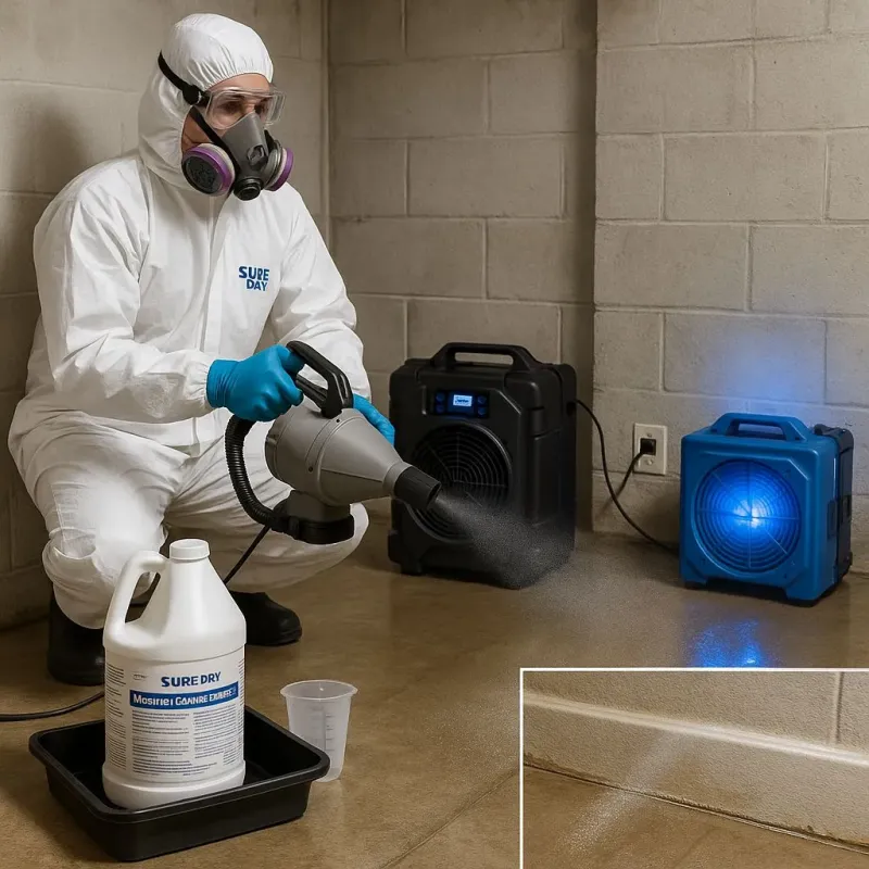 Sanitization and Odor Removal process in Fuquay-Varina, NC