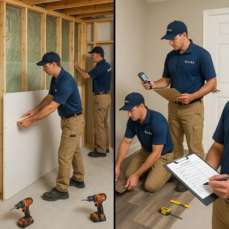 Repairs and Reconstruction process in Fuquay-Varina, NC